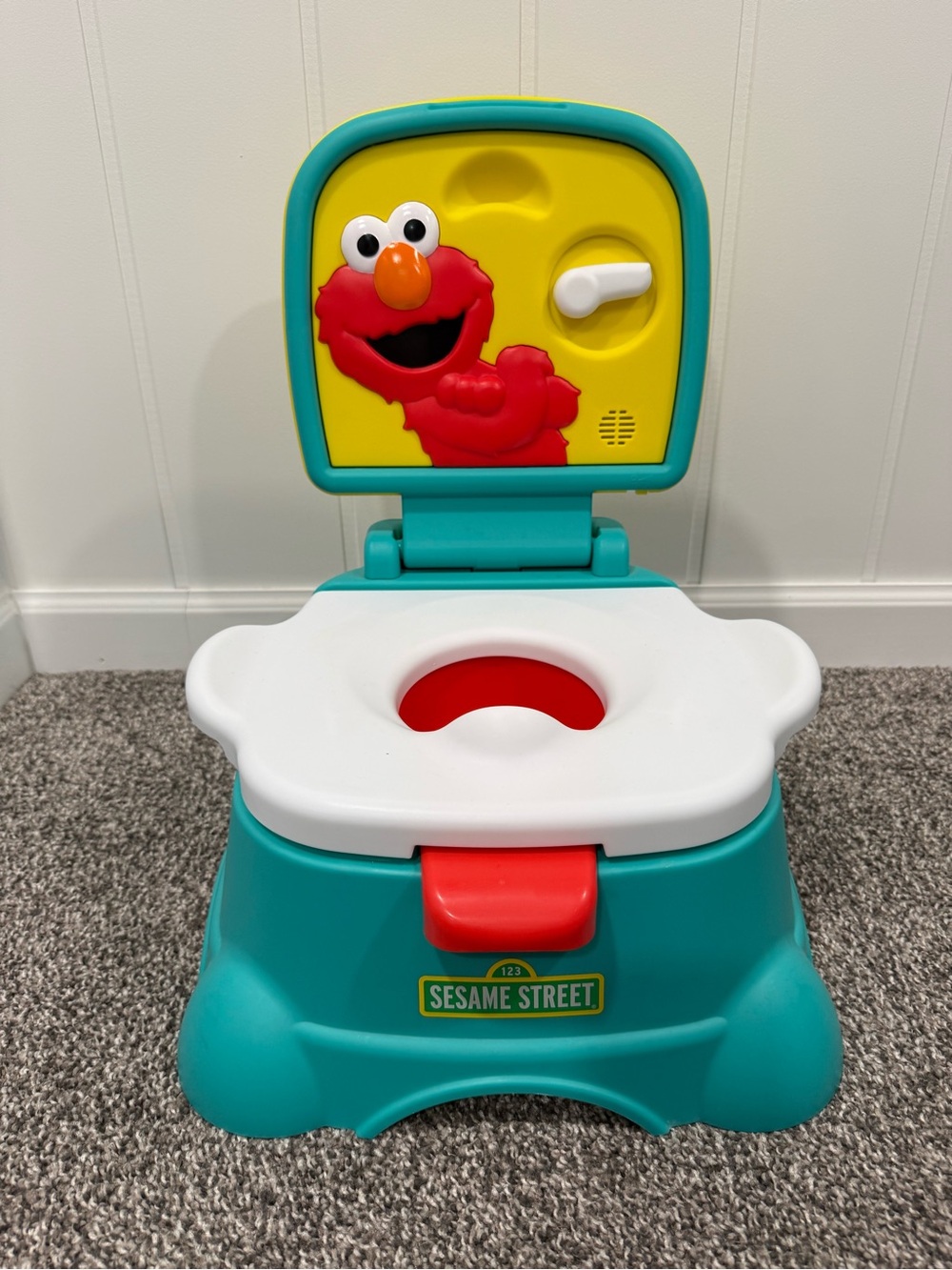 Sesame Street Elmo Teal, White and Yellow Training Potty
